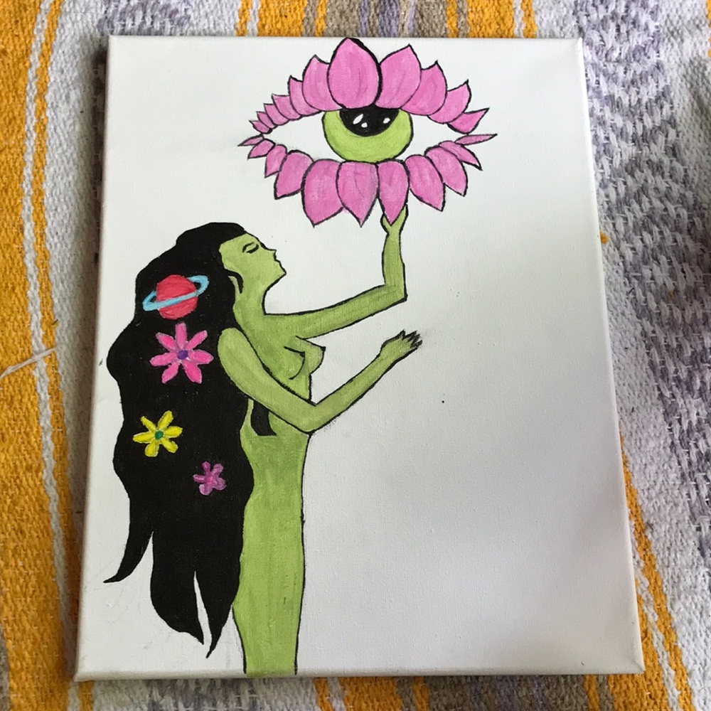 Trippy walls art painting